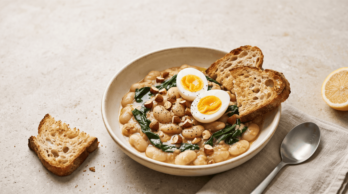 Luteal Phase Foods: A Comforting Butter Bean Bowl